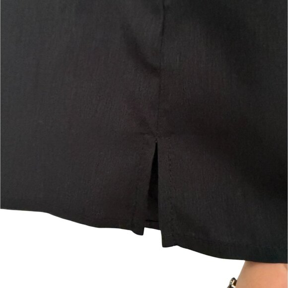 NWT Riley Rae Camryn Bow Tie-Neck Sleeveless Collared Office Blouse -Medium - Picture 6 of 7